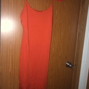 Orange dress